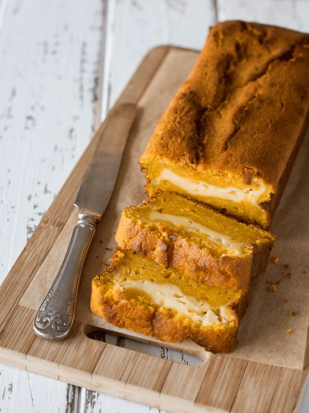 Cream Cheese-Filled Pumpkin Bread