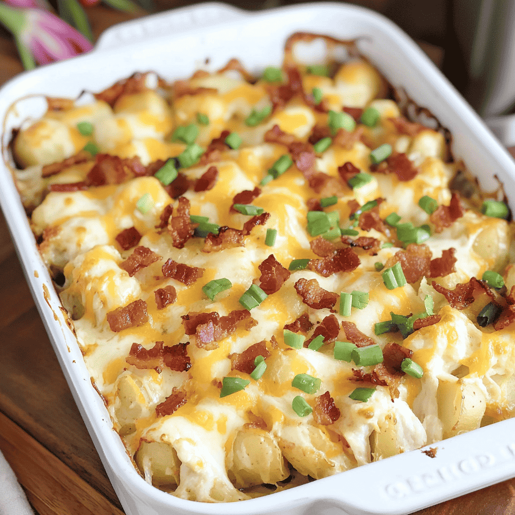 LOADED POTATO RANCH CHICKEN CASSEROLE Recipe