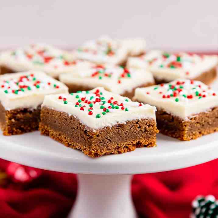 Chewy Gingerbread Bars recipe