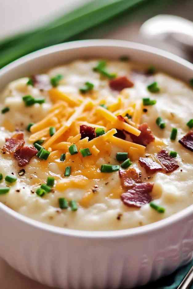 Crockpot Loaded Potato Soup