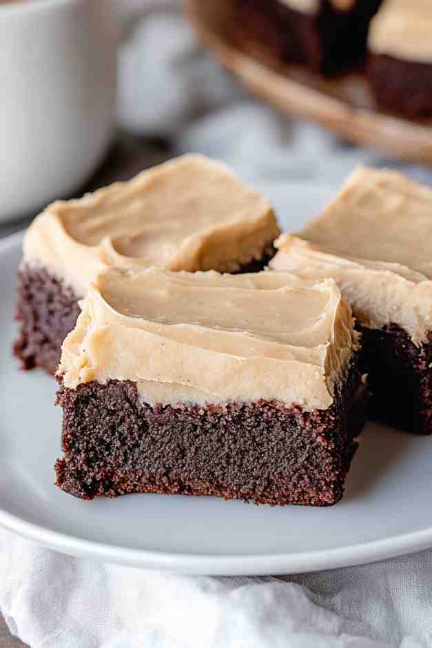 Frosted Coffee Brownies