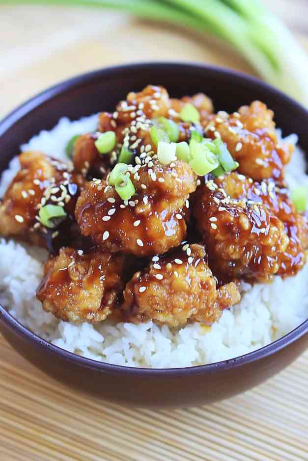 Honey Garlic Crispy Chicken