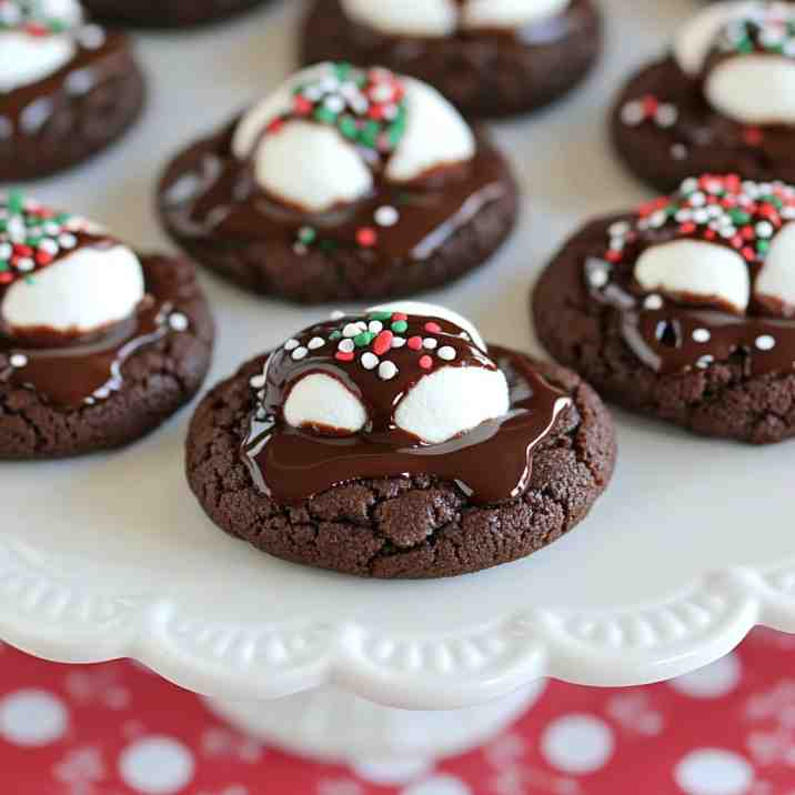 Hot Cocoa Cookies recipe