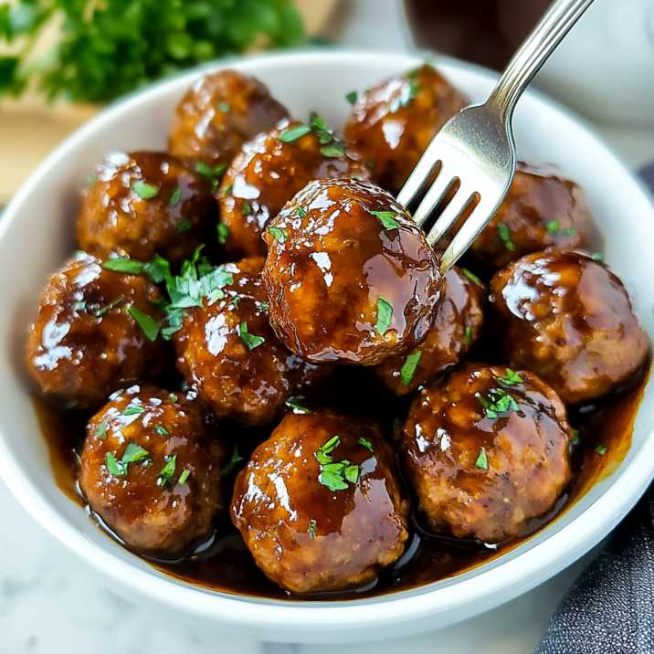 Sweat and sour meatballs