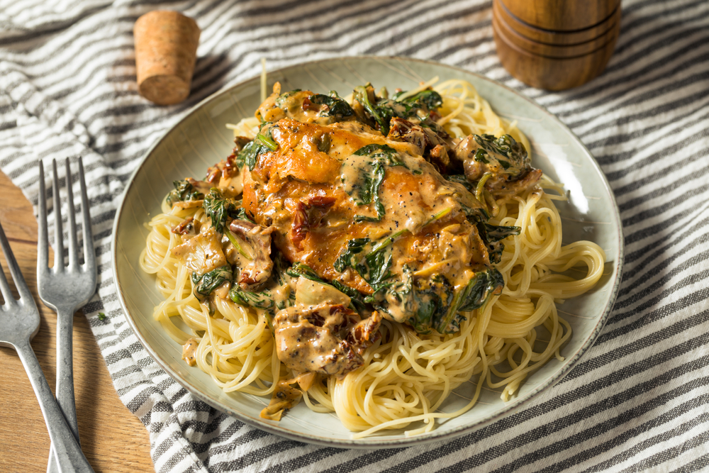 Tuscan chicken pasta