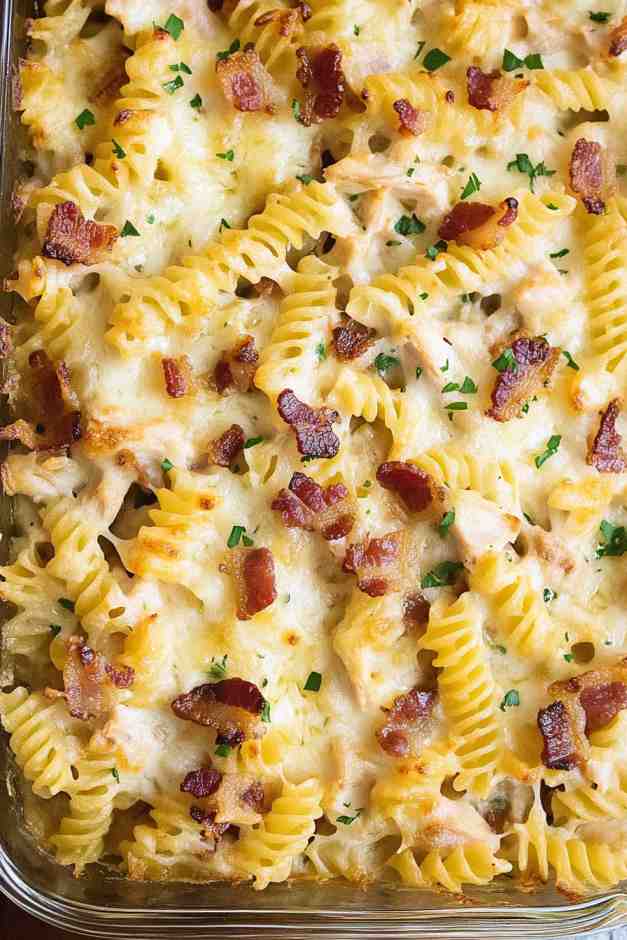 chicken bacon ranch pasta Recipe