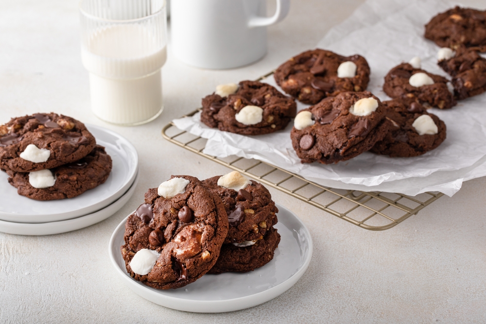 Chocolate Marshmallow Cookies