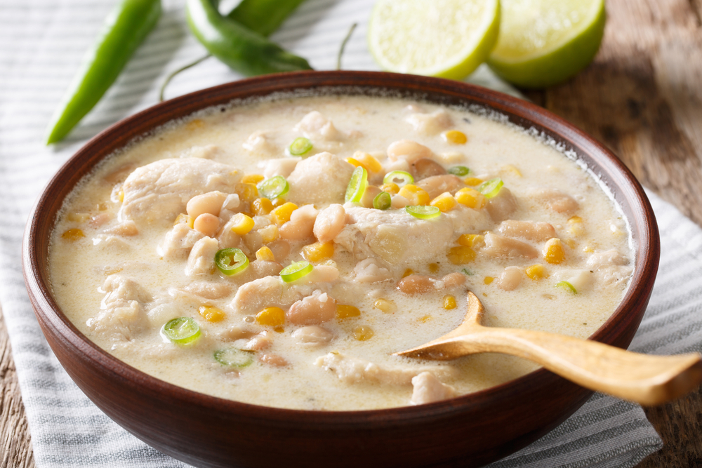 white chicken chili slow cooker