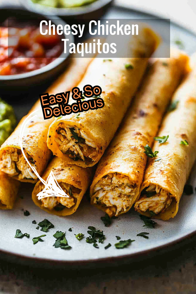 Cheesy Chicken Taquitos Recipe