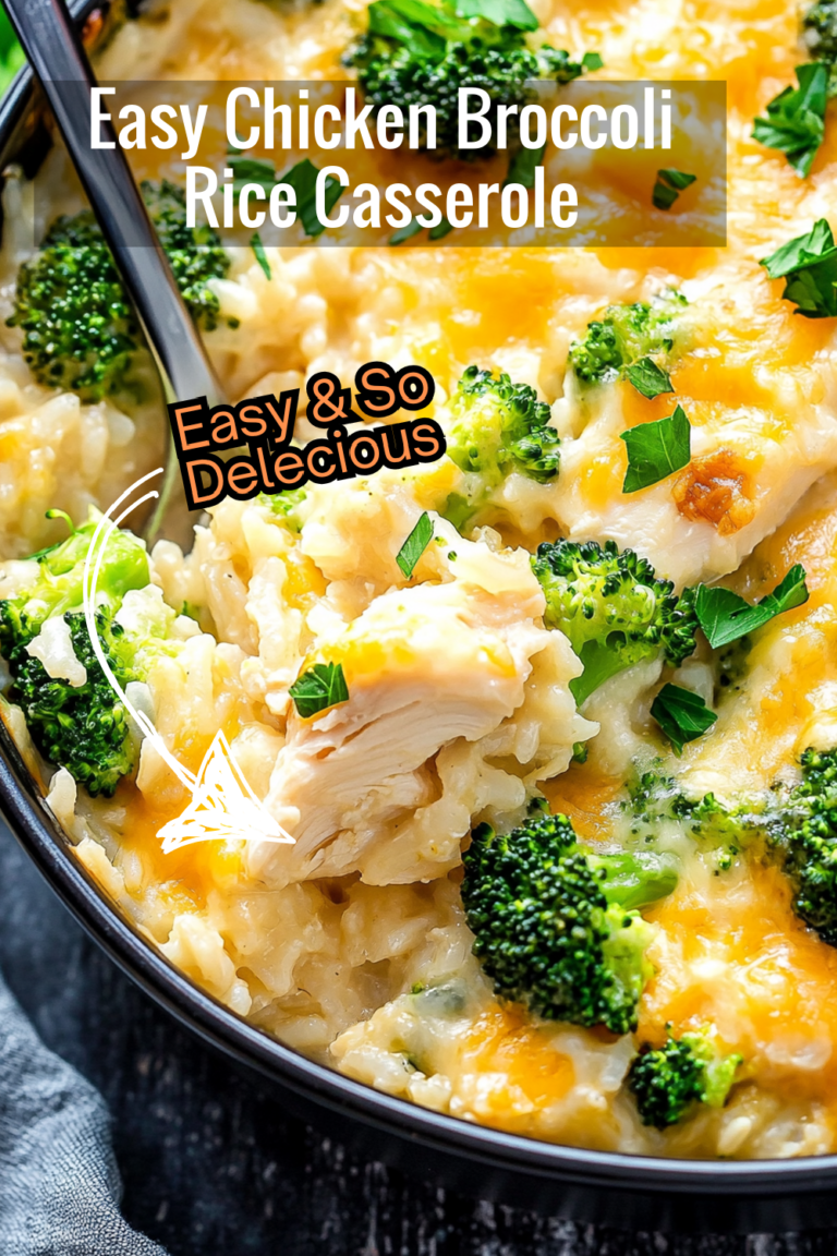 Easy Weeknight Chicken Broccoli Rice Casserole