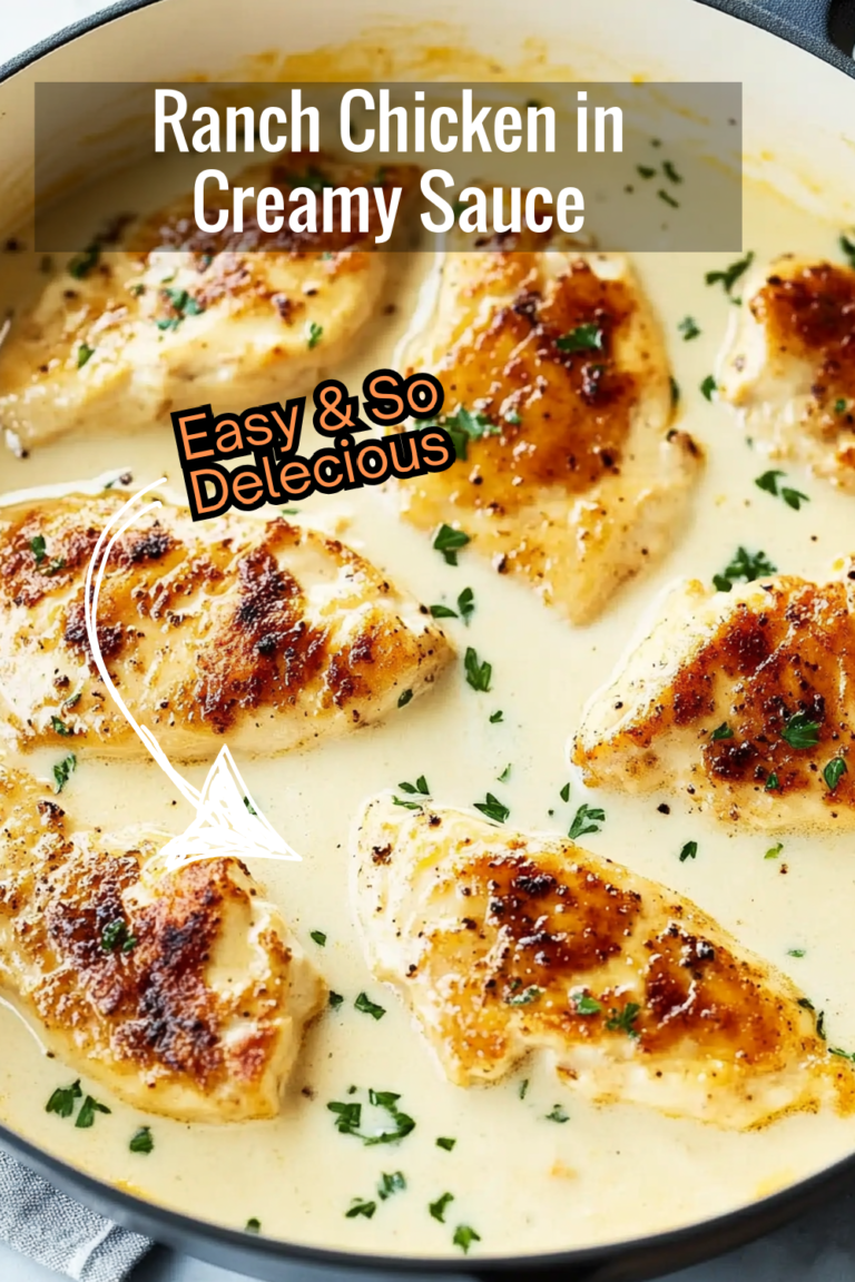 Ranch Chicken Breasts in Creamy Sauce