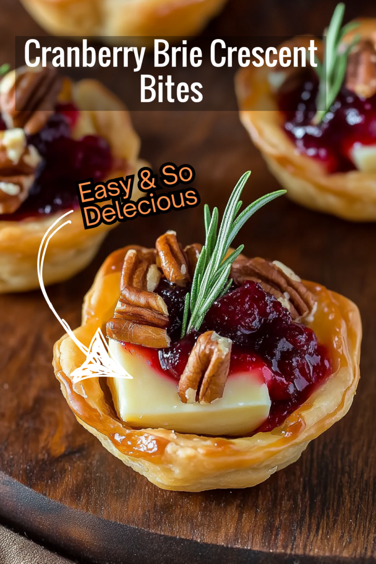 Cranberry Brie Crescent Bites