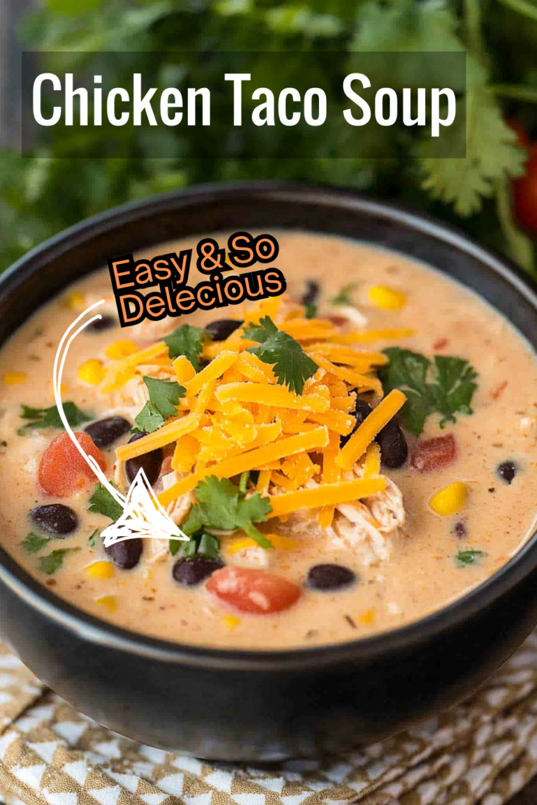 Creamy Chicken Taco Soup Recipe