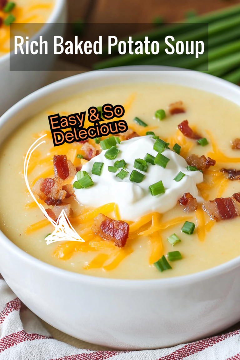 Rich & Creamy Baked Potato Soup