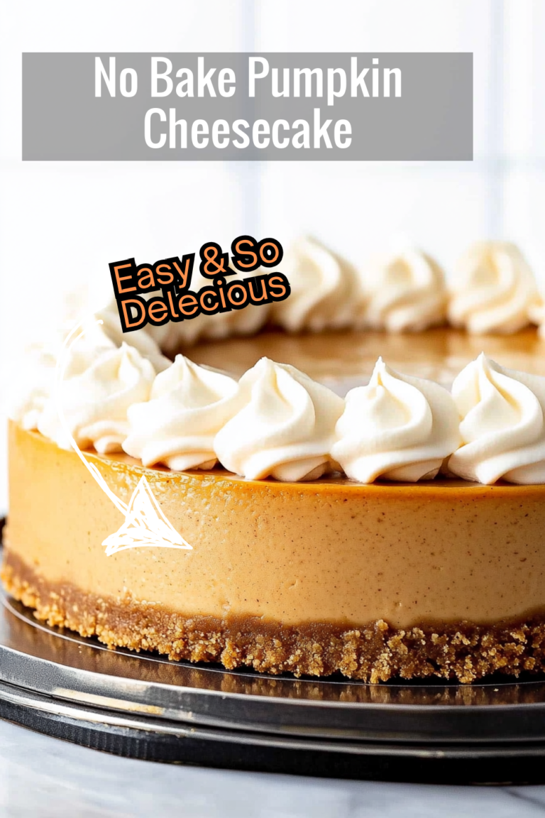 No Bake Fall Cheesecake Recipe