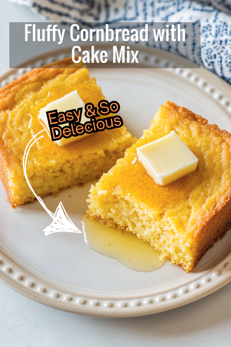 Fluffy Cornbread with Cake Mix Recipe