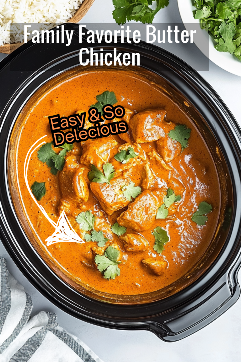 Crockpot Indian Butter Chicken for Family Dinners