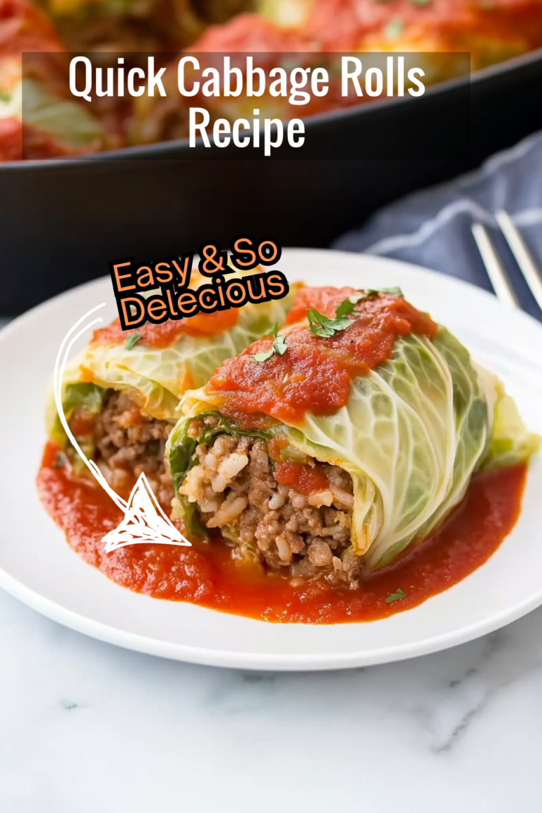 Quick Stuffed Cabbage Rolls Recipe