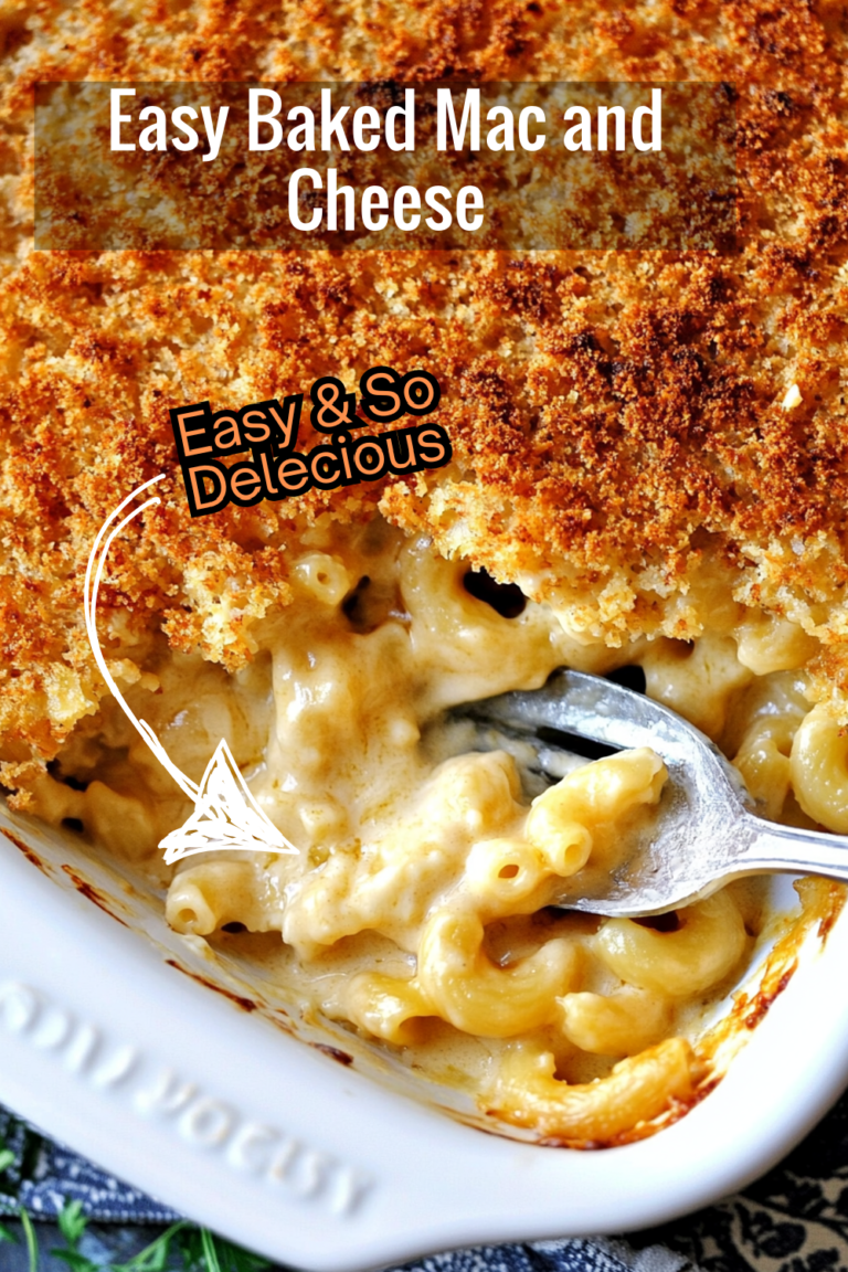 Easy Baked Mac and Cheese Recipe