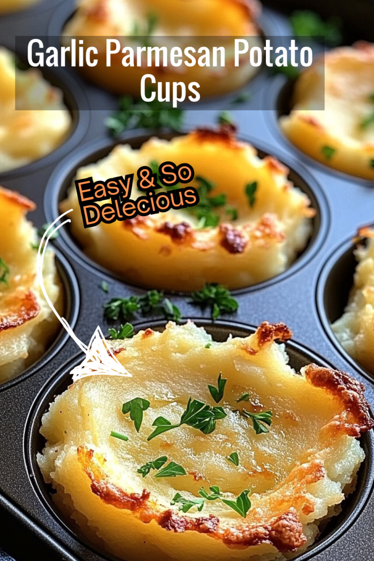 Best Garlic Parmesan Potato Cups Recipe