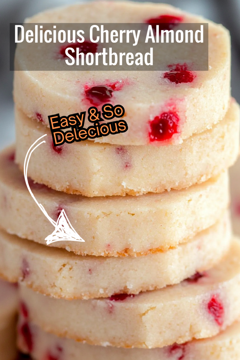 Delicious Cherry Almond Shortbread Treats