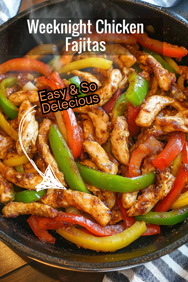 Weeknight Chicken Fajitas