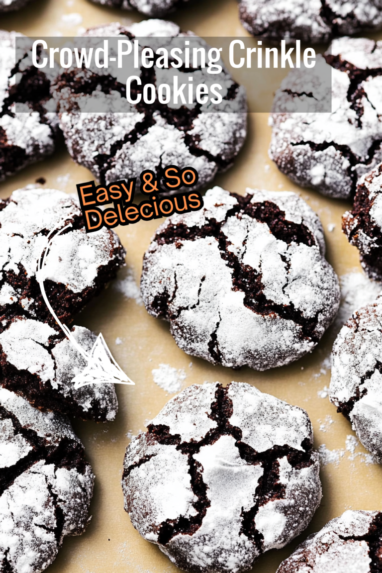 Crowd-Pleasing Chocolate Crinkle Cookies