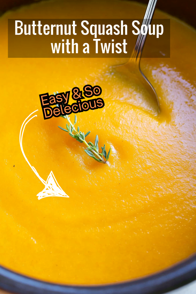 Butternut Squash Soup with a Twist