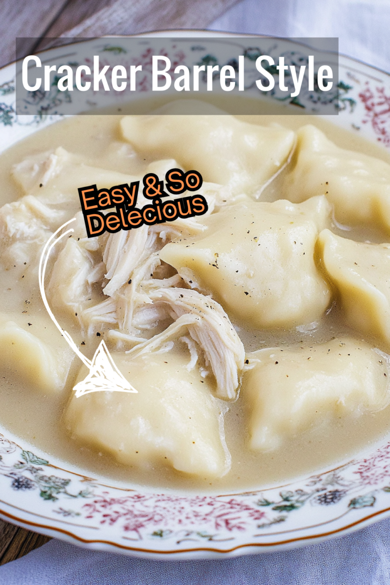 Cracker Barrel Style Chicken Dumplings