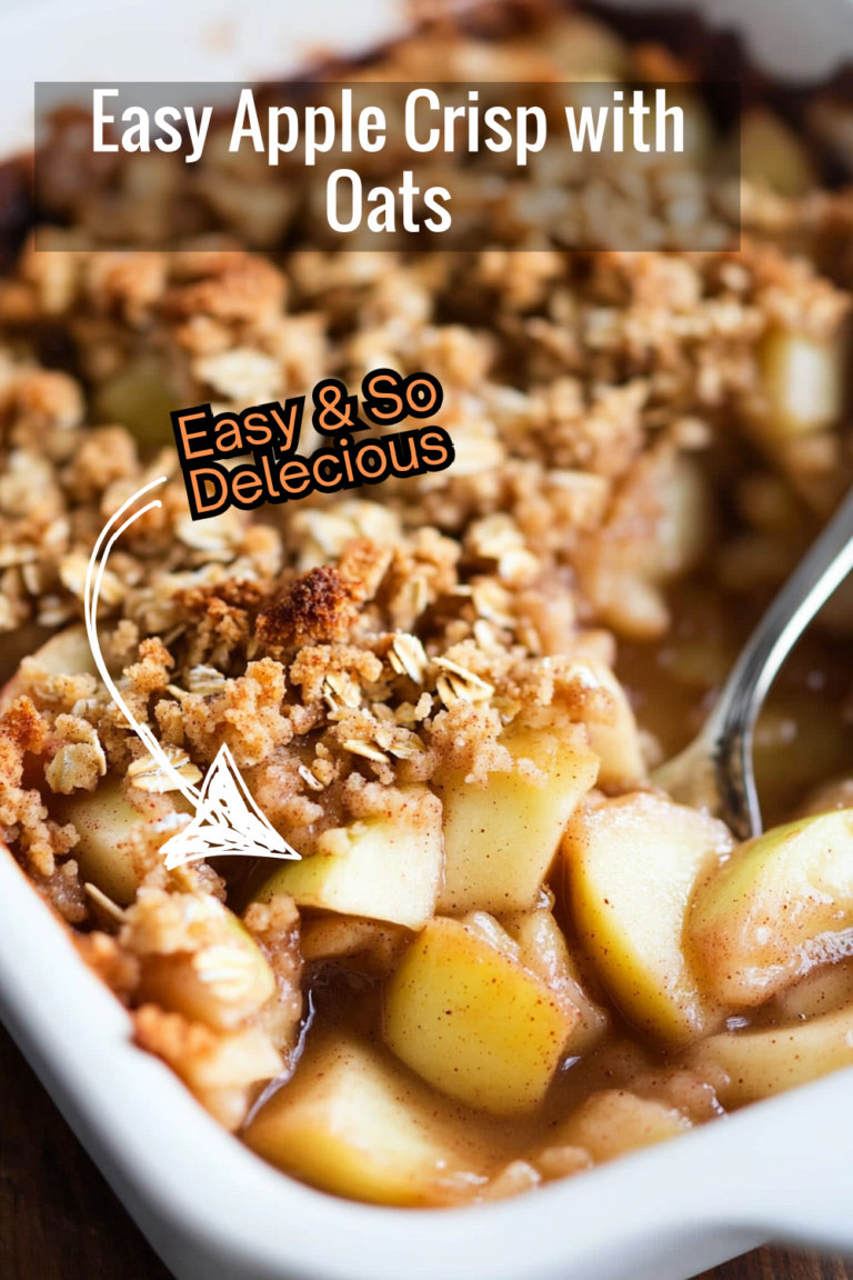 Easy Apple Crisp with Oats