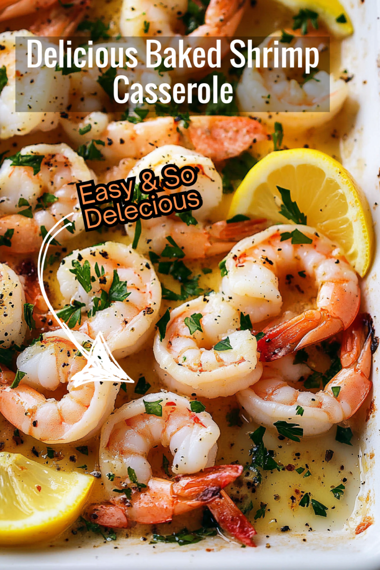 Delicious Baked Shrimp Casserole with Garlic