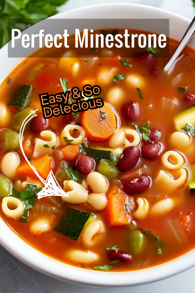 Perfect Minestrone Soup for Lunch