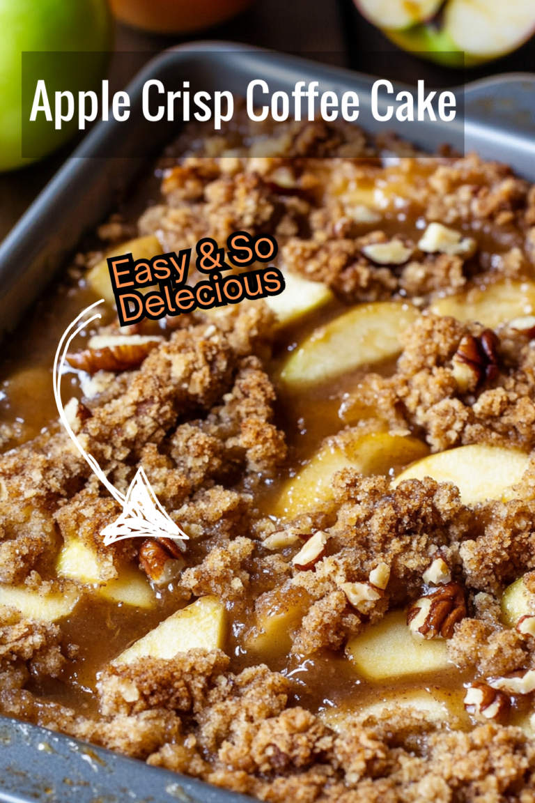 Coffee Cake with a Twist: Apple Crisp