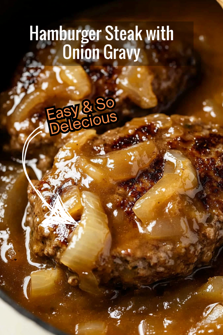 Comfort Food Classic: Hamburger Steak with Onion Gravy