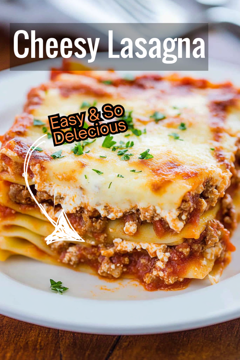 Cheesy Lasagna Recipe for Comfort Food