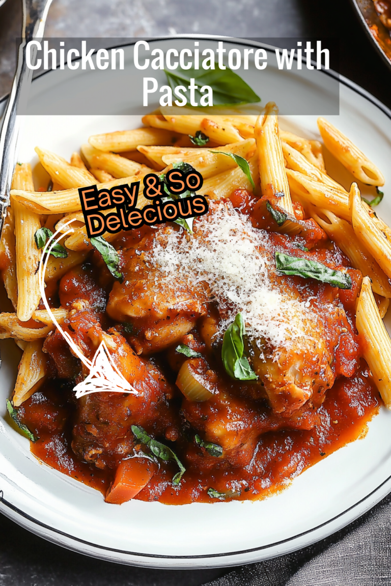 Chicken Cacciatore with Pasta