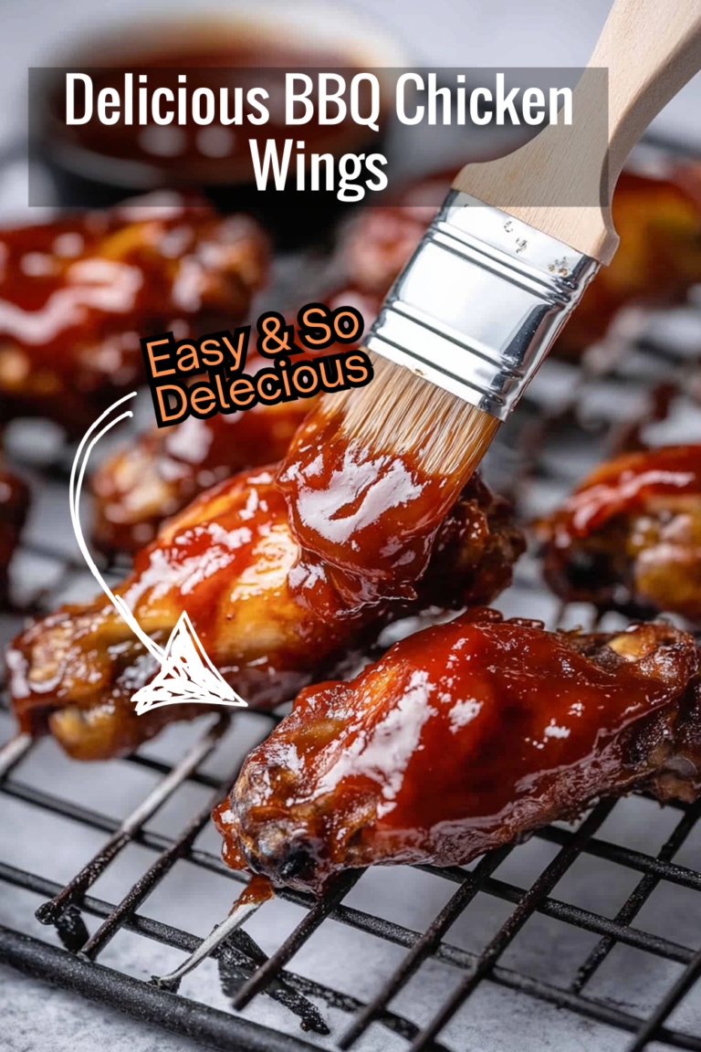 Delicious BBQ Chicken Wings, Oven Baked