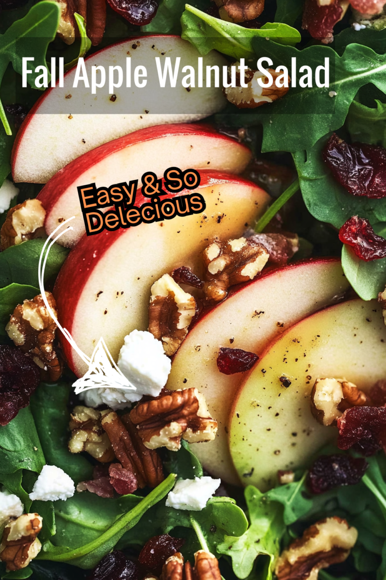 Fall Apple Cranberry Walnut Salad Recipe