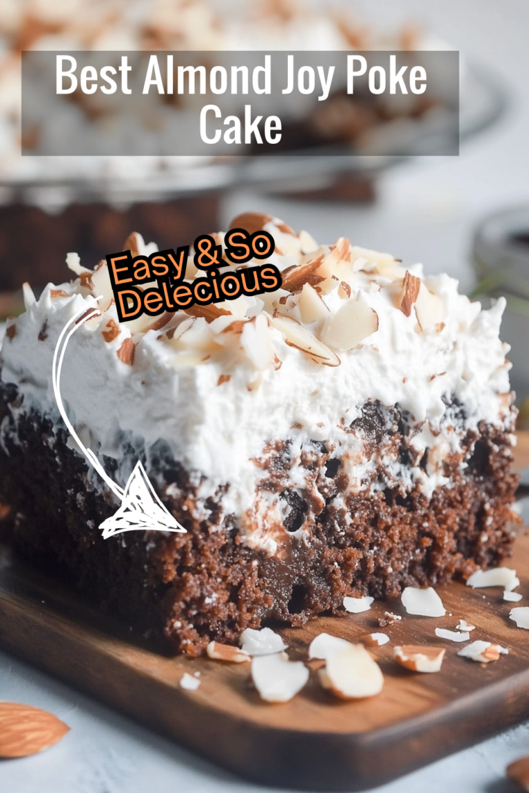 Almond Joy Poke Cake Recipe