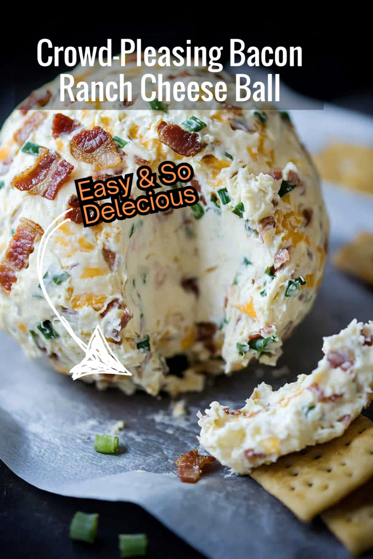 Crowd-Pleasing Bacon Ranch Cheese Ball